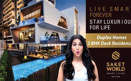 Saket World Kalyan East | Luxurious 3 BHK & Duplex Homes In Kalyan