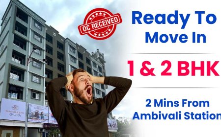 Mangeshi Krupa: Unmatched Luxury 2 Mins from Ambivli Station in Ready-to-Move Flats