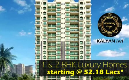 Sarvoday Onyx: Elevate Your Lifestyle with Luxury Living and Spacious Homes