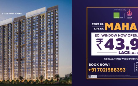 Maha Mauka Thane | Luxury 1 BHK at ₹ 43.99 Lacs*