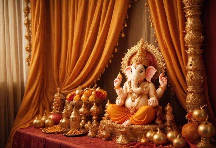 Ganpati Flower Decoration: 20+ Ideas for Ganpati Decoration at Home