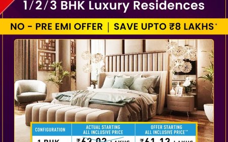 No Pre EMI for  18 Months &  0% Stamp Duty