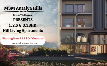 M3M Antalya Hills | Hill Living Apartments In Sector 79 Gurgaon | Backed by  10:90 Bank Subvention Payment Plan