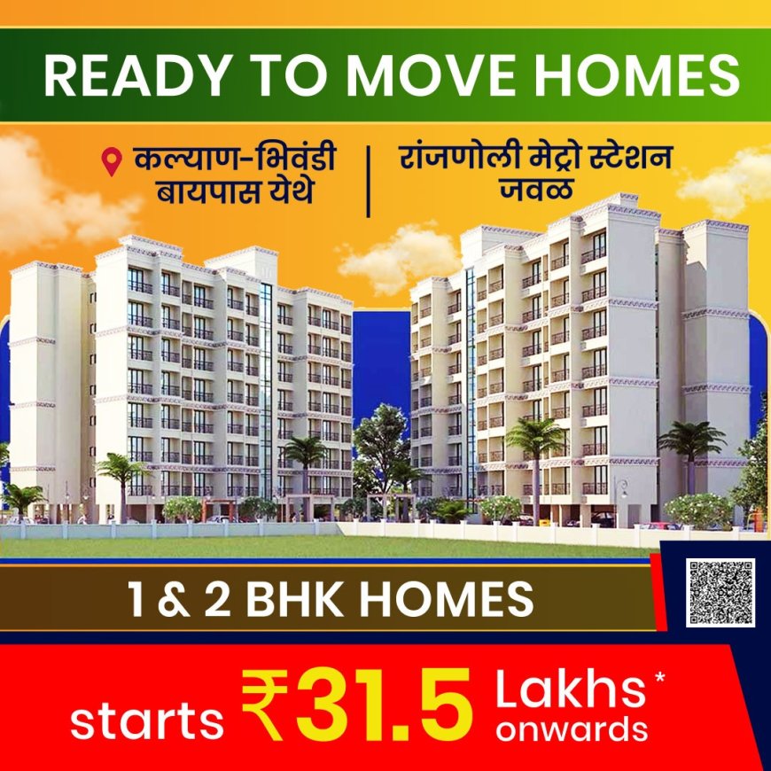 Ready to Move in Flats at Kalyan Bypass Start Just from 31 Lakhs Onwards