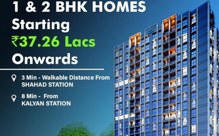 Specious 1&2 BHK Near Shahad Railway Station Just from 37.26* Lacs Onwards