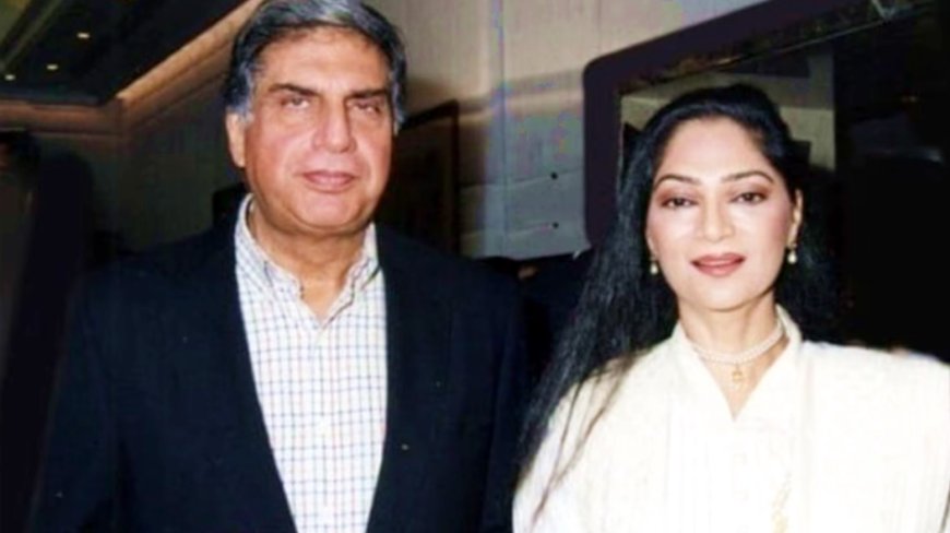 Simi Garewal and Ratan Tata