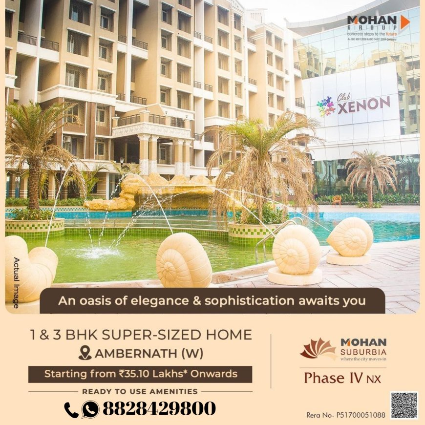 Ambernath main precious 1&2 BHK at Mohan Suburbia