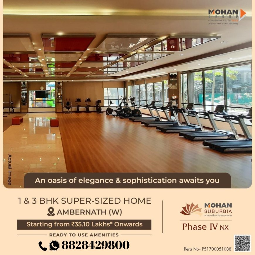 Ambernath main precious 1&2 BHK at Mohan Suburbia