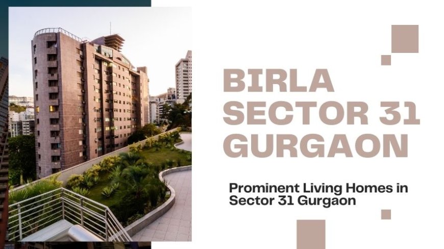 Birla Sector 31 Gurgaon | The Luxury Homes For Living