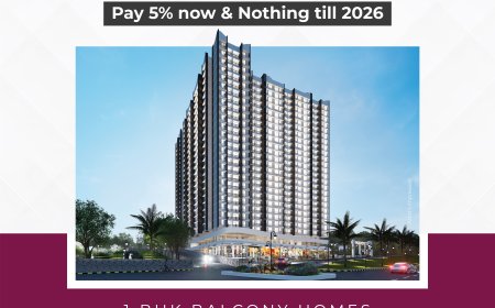 Pay Just 5% Now & Nothing Till 2026 for Balcony Home at Thane