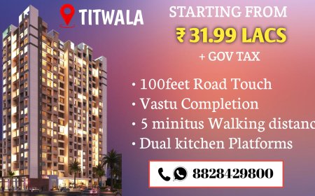 1 & 2 BHK in Property in Titwala | 5 Min Near by Railway Station | Mega Pearl