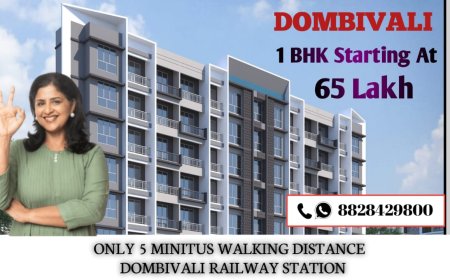 Dombivali Station Near 1 and 2  BHK Flat Ready To Move