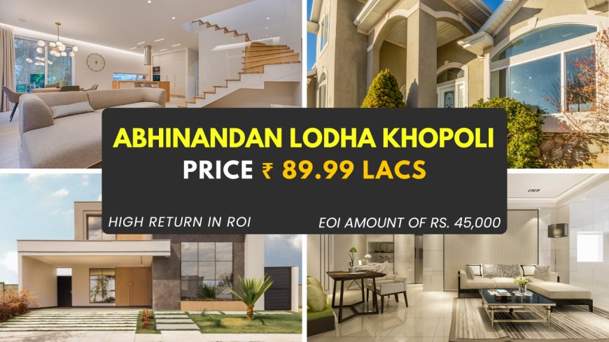 Abhinandan Lodha Khopoli - Premium Residential Plots