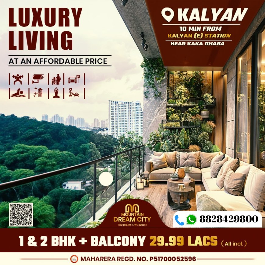 Near by Station Kalyan 1 And 2 BHK With All Aminitues