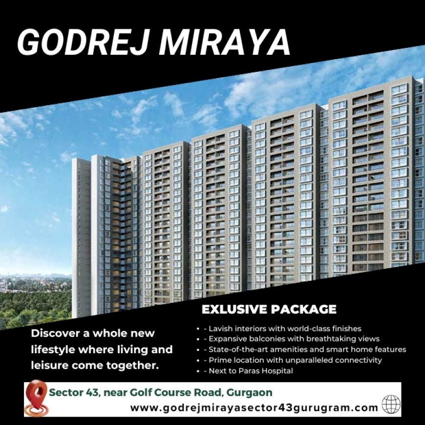 Welcome to Godrej Miraya Sector 43 – Redefining Ultra-Luxury Living in Gurgaon