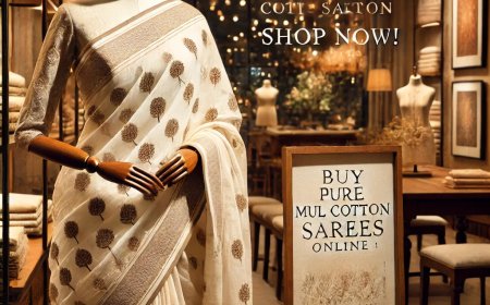 Buy Pure Mul Cotton Sarees Online at Satyugi – Shop Now!