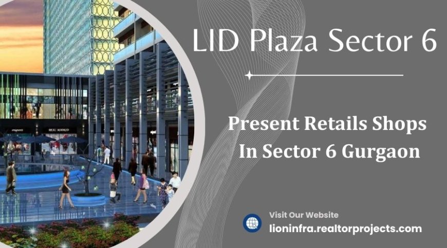 Lion Infra LID Plaza - Retail Shops In Sector 6 Gurgaon