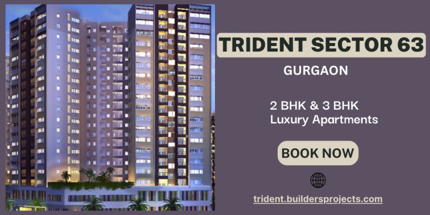 Trident Sector 63 Gurgaon | Turning Dreams into Keys