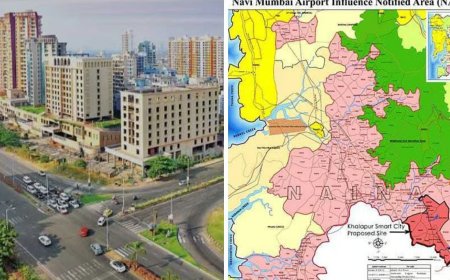 CIDCO Unveils Draft Plan for 'Navi Mumbai Airport Influence Notified Area' (NAINA) - Phase II