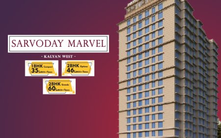 1 & 2 BHK Flats at Sarvoday Marvel – Affordable Luxury by Happy Home Group