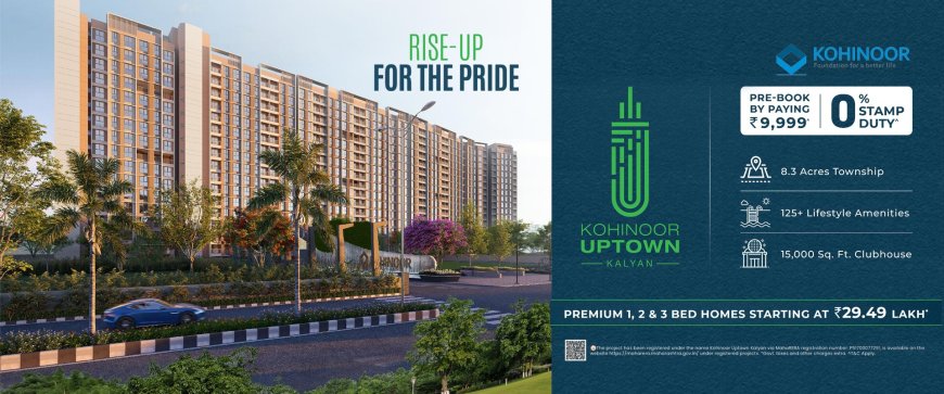 Kohinoor Uptown Bapgaon | 1 & 2 BHK Flats in Kalyan West