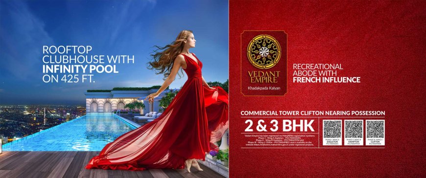 Tharwani Vedant Empire | Luxury 2 & 3 BHK Homes in Khadakpada, Kalyan