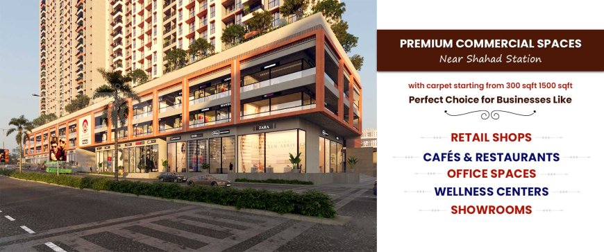 Ajmera One Commercial Shop for Sale Near Shahad Station | Prime Property in Kalyan