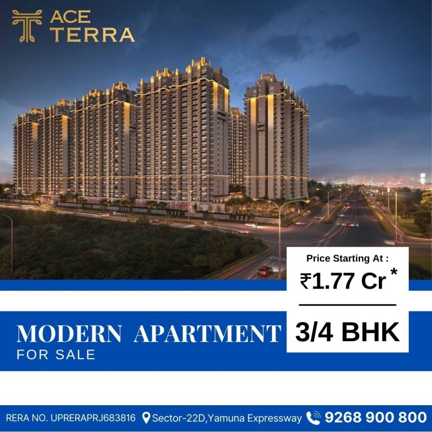 ACE Terra Apartments 9268900800 Hottest Luxury Residences on Yamuna Expressway