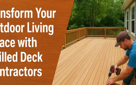 Transform Your Outdoor Living Space with Skilled Deck Contractors