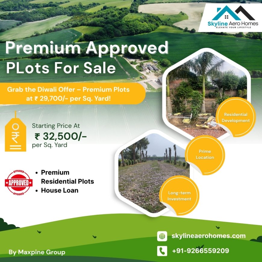 Urgent Opportunity: Buy Plot Near Jewar Airport with Skyline Aero Homes for High Returns