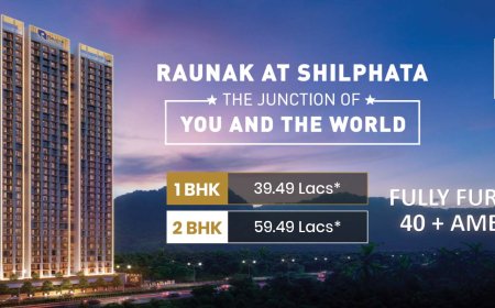 Raunak Fortuna Shilphata – 1 & 2 BHK Apartment