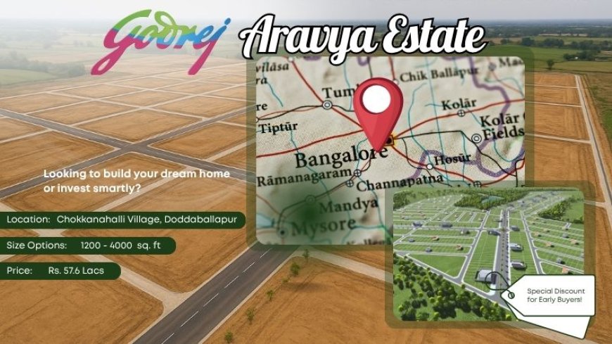 Godrej Aravya Estate Doddaballapur: Own a Plot That Grows with You