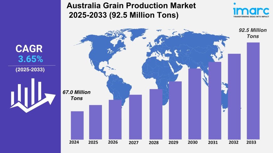 Australia Grain Production Market Projected to Reach 92.5 Million Tons by 2033