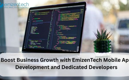 Boost Business Growth with EmizenTech Mobile App Development and Dedicated Developers