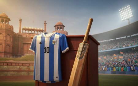 Messi's India Visit: Jay Shah Gifts World Cup Ticket as GOAT Tour Heads for Surprise Jamnagar Finale