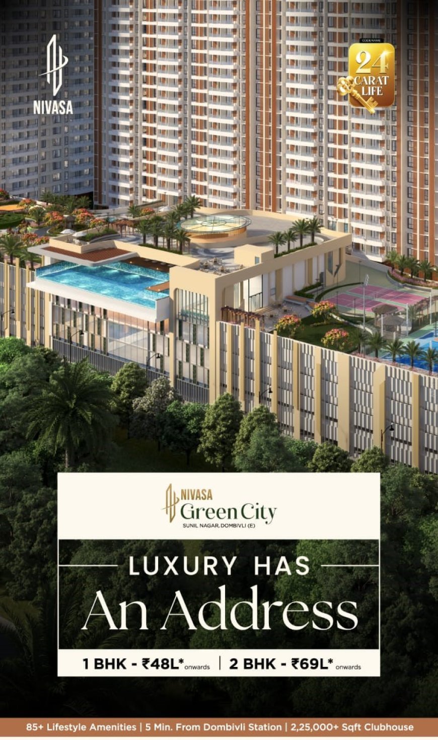 Nivasa Green City | 1 & 2 BHK | Just 48 Lakhs Onwards | Dombivali East