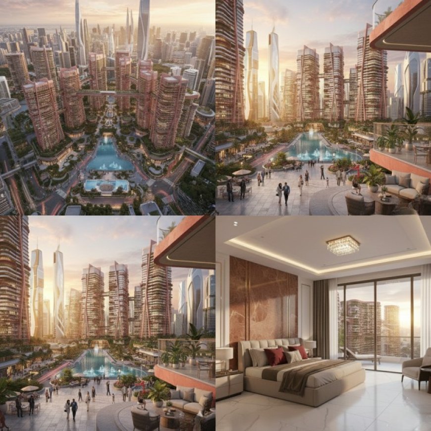 3 & 4 BHK Luxury Apartments 8586888555 Opposite Wave City NH-24