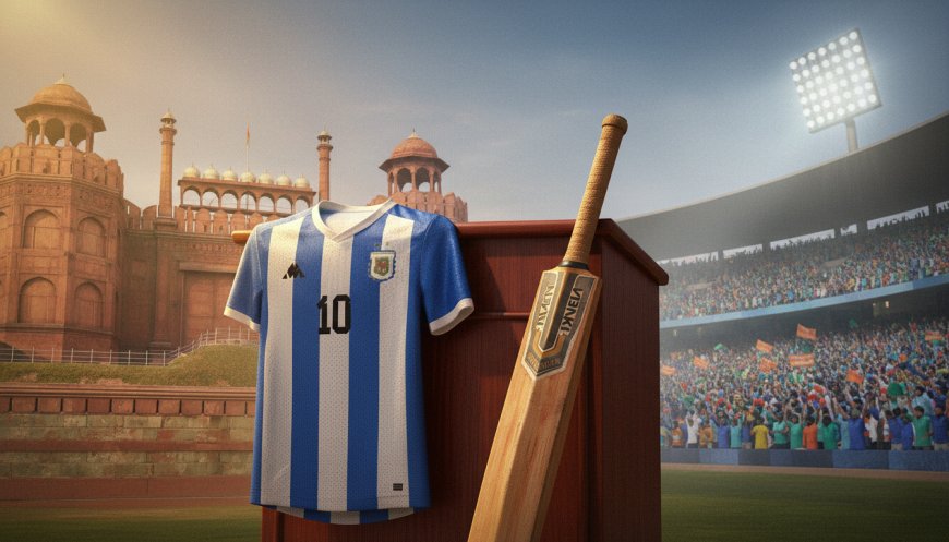 Messi's India Visit: Jay Shah Gifts World Cup Ticket as GOAT Tour Heads for Surprise Jamnagar Finale