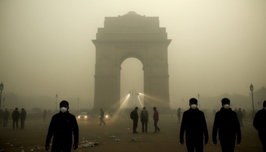 Delhi Chokes: AQI Hits 500 as GRAP-4 Kicks In; Schools Online and Flights Grounded