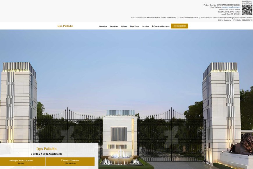 DPS Palladio Lucknow | 3 & 4 BHK Flats in Sultanpur Road, Lucknow