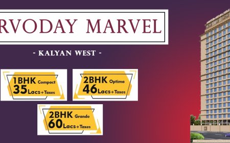 Sarvoday Marvel Kalyan West | 1, 1.5 & 2 BHK Flats Near DB Chowk
