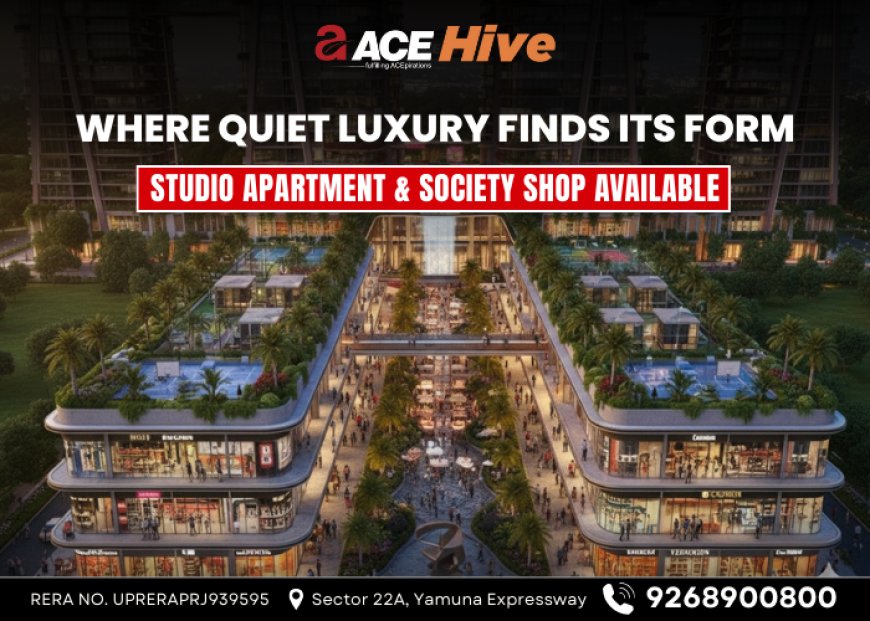 ACE Hive Yamuna Expressway 9268900800 Early Investment Opportunity in Retail Real Estate