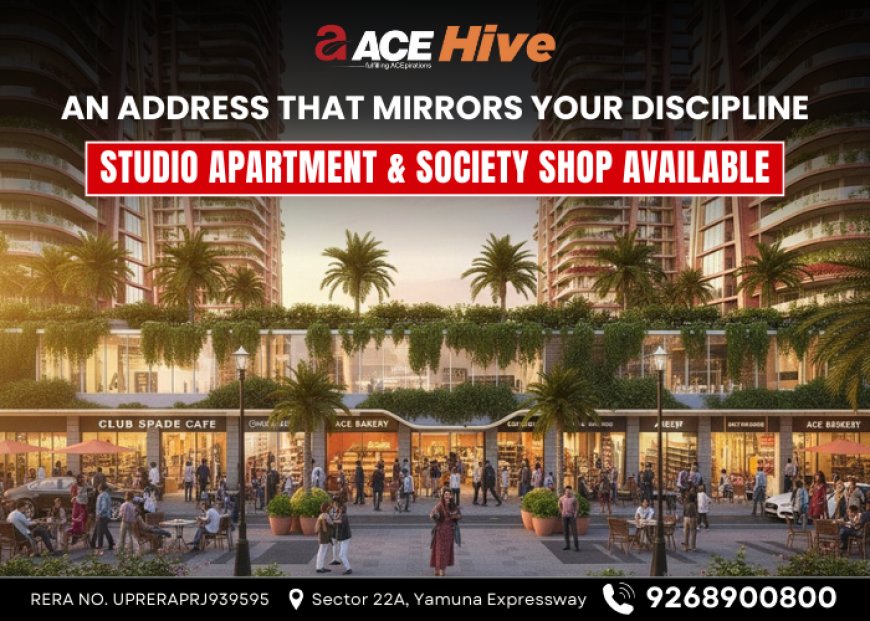 Commercial Property in Sector 22A Yamuna Expressway 9268900800 ACE Hive Explained
