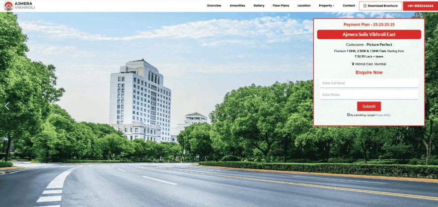 Ajmera Solis Vikhroli | 1, 2 & 3 BHK Apartments in Vikhroli East