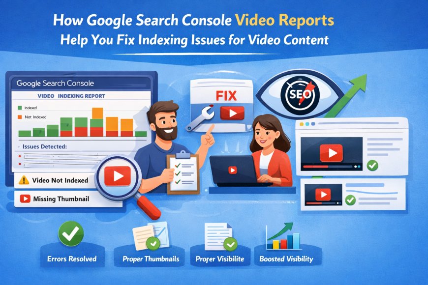 How Google Search Console Video Reports Help You Fix Indexing Issues for Video Content?