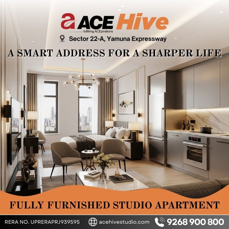 Top Choice Furnished Studio Apartments at Ace Hive Yamuna Expressway