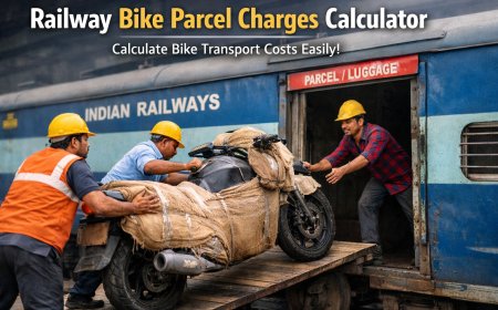 Railway Bike Parcel Charges Calculator: Estimate Two-Wheeler Transport Cost by Train