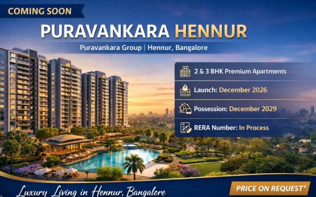 Upcoming Puravankara Hennur Apartments – Explore Modern Living in Bangalore