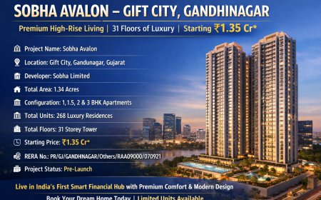 Sobha Avalon Gandhinagar – 31 Floor Premium Residential Tower