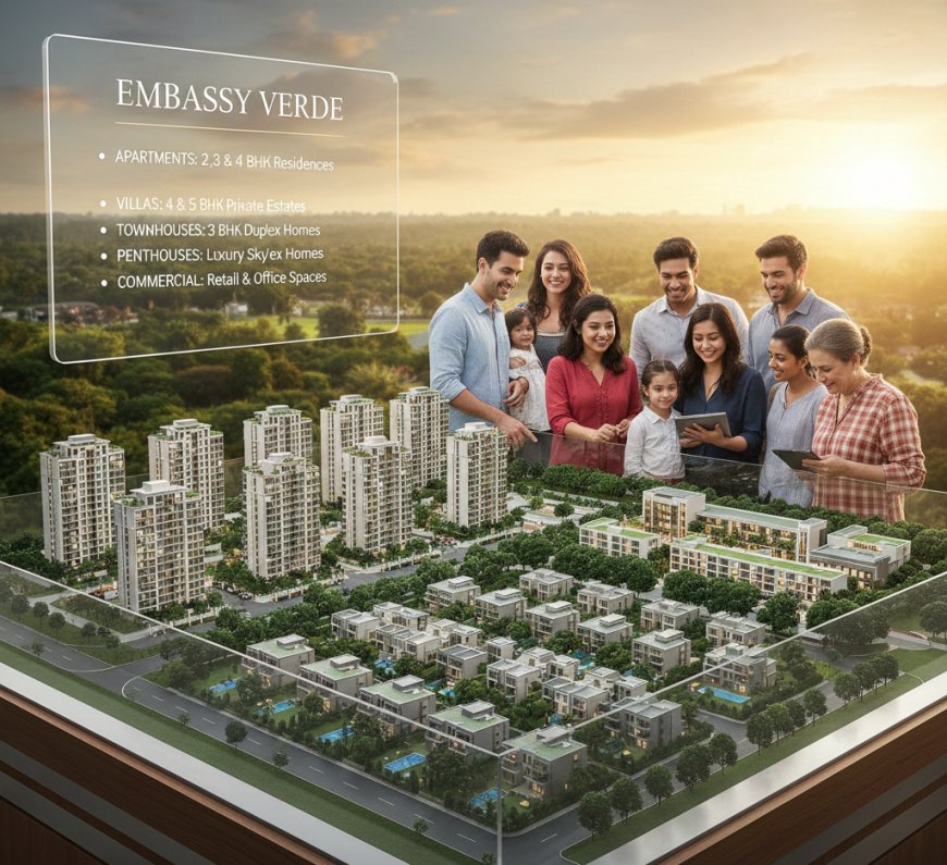 What Types of Properties Are Available in Embassy Verde?